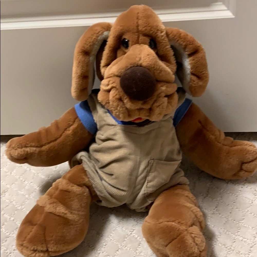 Vintage 80’s Wrinkles dog puppet